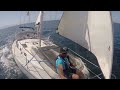 Sailing the Gulf of Catalina in our Hunter Legend 35.5 SEAQUESTERED