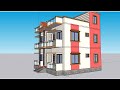 কম খরচে নতুন ডুপ্লেক্স বাড়ির ডিজাইন | 4 Bedroom House Design | Duplex House Bangladesh |barir design