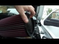 2011 F150 5.0 1st Towing Mission part 1 homemade K&N intake