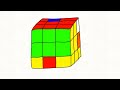 Rubik's cube solve animation