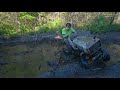 Mud Mowers from Hell mud mower group ride at West Branch for a hill climb