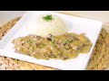 ستروغانوف باللحمه بابسط طريقه بنص ساعه بتكون جاهزه 😋 Meat strogonov