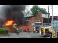 Motorcycle Store Fire in Witham  April 2011