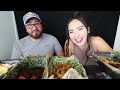 WINGSTOP FEAST MUKBANG • EATING SHOW • SPECIAL GUEST! 2024
