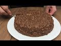Such a delicious homemade chocolate cake! I do it almost every day. Dessert in 15 minutes