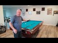 Pool lesson: Easy method to get yourself properly aligned and aiming when shooting.