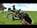 💥 BIG HOLE NEW ZOONOMALY MONSTERS CATNAP AND DOGDAY PIG HORSE BOSS SPARTAN KICKING in Garry's Mod !