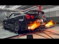 Nissan GT-R R35 Extreme Exhaust Flames - Sound LOUD! 🚗💨🔥