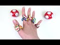 The Super Mario Bros Movie How to Make DIY Clay Rings! Crafts for Kids