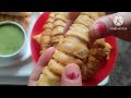 यह नही try किया तो क्या किया | Potato samosa roll | How to make potato samosa roll | potato roll