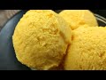 ना क्रीम,ना मिल्क पाउडर,सिर्फ घर की चीजो से क्रीमी मैंगो आईसक्रीम बनाने की विधि। Mango icecream