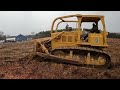 Busting Stumps With The Cat D6 Dozer