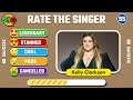 Rate the Singer 🎤 2023 Hottest Singers & Bands Tier list Challenge | Celebrity Quiz