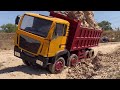 truck fail complication RC-E6!! extremely powerful heavily overload #dozer #semi trailer #dump truck