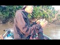 mancing udang sampai tidur di sampan