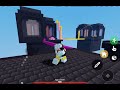 Tryharding with the Lucia kit in Roblox bedwars