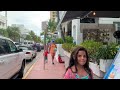 【4K】WALK Collins Avenue fun MIAMI BEACH Florida USA 4k video