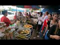 Cambodian Street Food - Delicious Grilled Frog Fish Chicken, Snail, Khmer Food & More @Countryside