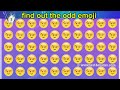 find the odd one out | find the odd emoji| emoji quiz | easy hard impossible|#oddemoji #findtheodd