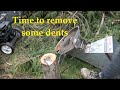 HOW TO REMOVE and REPLACE the BLADE or blades on common model CRAFTSMAN WOOD CHIPPER the EASY WAY