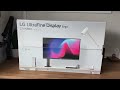 The Perfect Productivity Monitor - LG 32” 4K UltraFine Ergo Setup