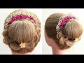 Easy Bun Hairstyles For Beginners || Bun For Short Hair || Hair Tutorial For Girls