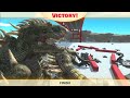 GODZILLA WARS 2VS2 - Animal Revolt Battle Simulator