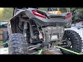 Hidden lake ride on the RZR