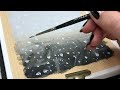 The EASIEST Way To Paint Raindrops | Simple Gouache Painting Tutorial