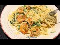 Shrimp Alfredo with Linguine