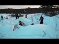 Hardest race of homemade and cheap snowmobiles and motor sleds!