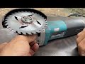 Not many people know how to properly use a root grinder with a saw blade||How to use a stump grinder