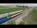 Tren de los 80 Granada-Madrid en la penosa cuesta de Moreda (Granada)