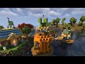 Modded Nether + Cute Fruit Houses 🌴🌸Castaways Modded Minecraft SMP Episode 3