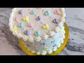 Pastel Heart Buttercream Cake | Decorating Tutorial