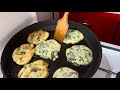 Мекици със спанак 🫓 spinach pancakes 🫓 ıspanaklı köy çöreği