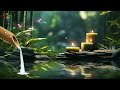 Bird Chirping & Bamboo Water Fountain - Soothing Music for Calm Mind, Deep Sleep, Music heals