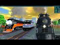 [Trainz Race] Amtrak F40PH Vs. 6 classic stream locomotives