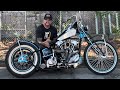 Billy Lane Harley Knucklehead Chopper Motorcycle Kick Start Hot Rod Indian Larry David Mann Inspired