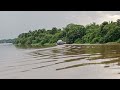 Suasana sore di tepian sungai Landak