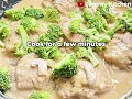 Creamy Chicken and Mushrooms with Broccoli