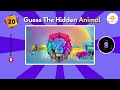 Guess the Hidden Animals by ILLUSIONS 🦌🌀🐵 Optical Illusion Hard Quiz 💡