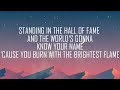 The Script ft. will.i.am - Hall of fame (Lyrics)