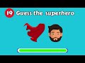 Guess the superhero by emoji || Superhero || Emoji Challenge