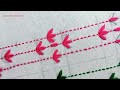 Latest Nokshi Katha design, Unique Nokshi Katha Stitch Tutorial, Hand Embroidery Stitch,