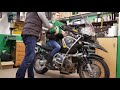 BMW 1150 GS PARALEVER replacement of swingarm bearings Cardan service resetting the play BMW R4V