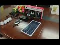 4 LED Light Bulbs Solar Kit- Lithium Battery for African homes