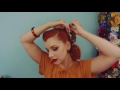 Easy 1940s Hairstyle Using Side Combs | VINTAGE HAIR TUTORIAL