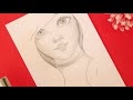Drawing of a girl with beautiful eyes | Artistica