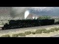 Big Boy Simulator leaving Cheyenne Steam Shop - passing notable locations and other train captures